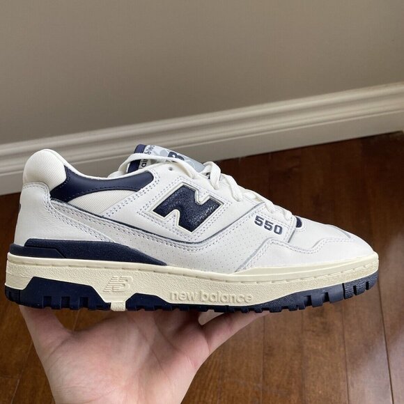 Size 10 Mens - New Balance 550 Aime Leon Dore White Navy Brand New - Picture 14 of 14